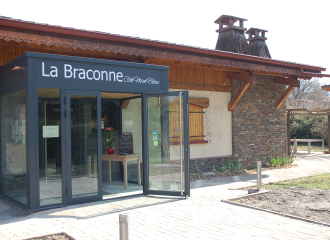 Restaurant la Braconne côté Mont-Blanc