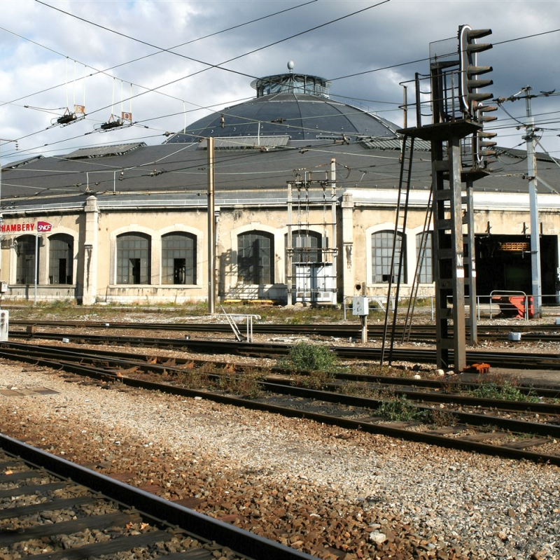 Railway roundhouse