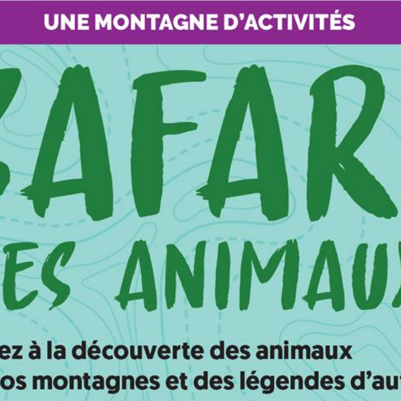 Valloire theme trail - the animal safari