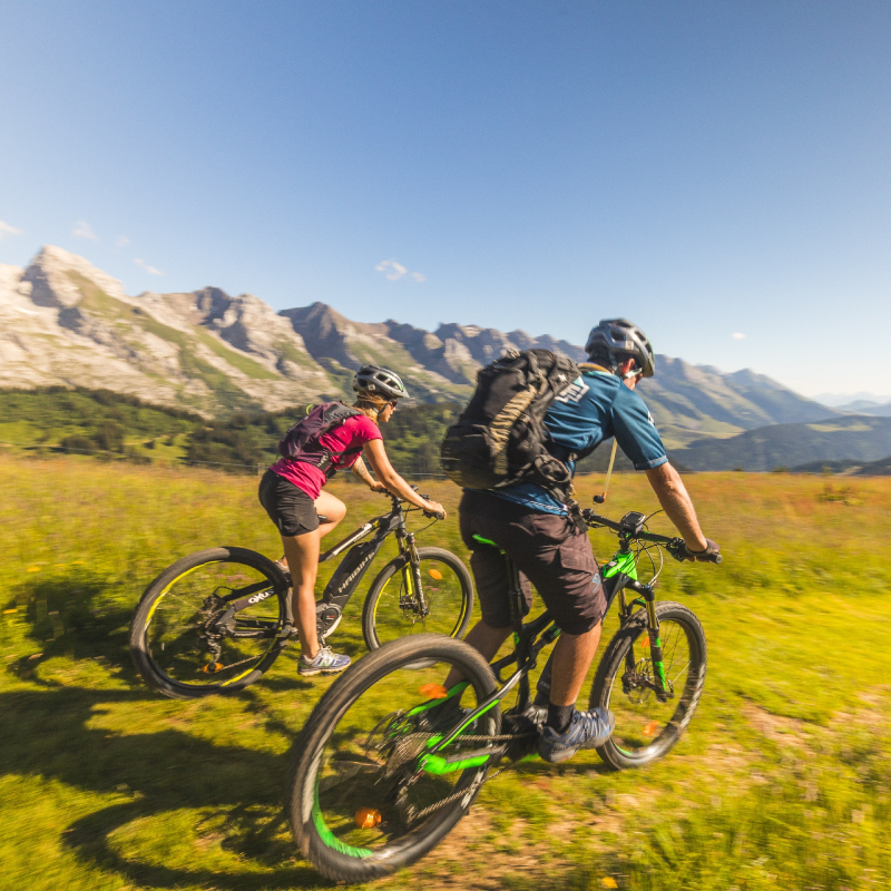 Vtt électrique au Grand-Bornand