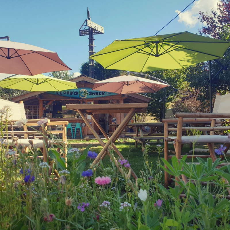 Le Pado, open-air restaurant