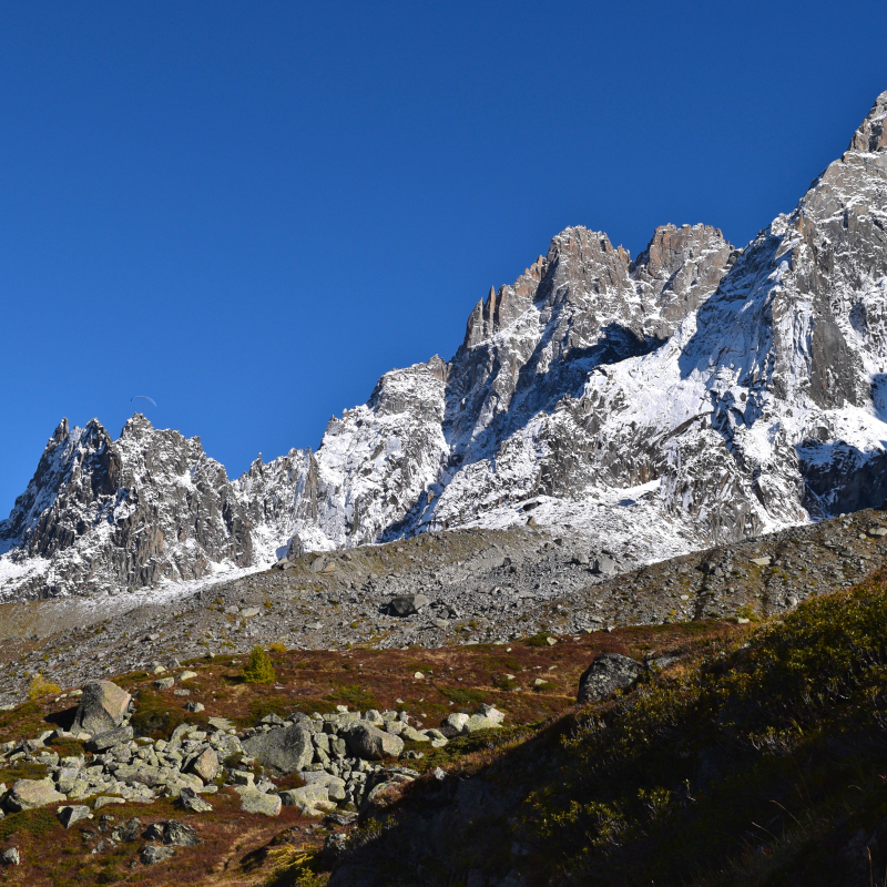 gare d'arrivée plan de l'aiguille chamonix