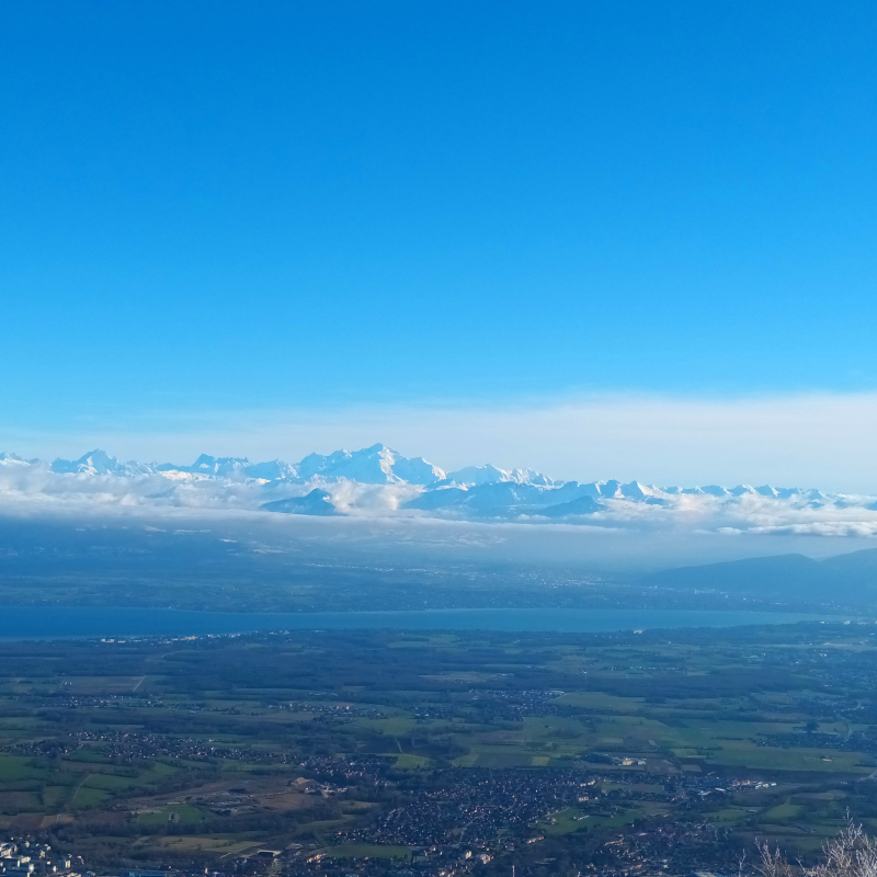 Mont blanc et les Alpes