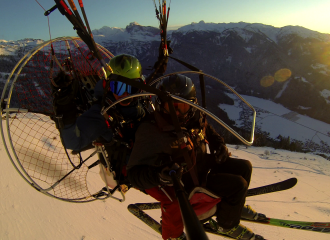 Baptême de l'air en paramoteur