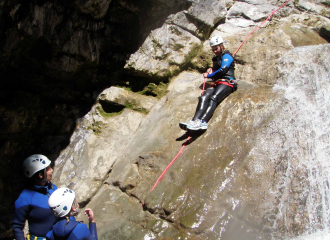 toboggan du canyon de Montmin