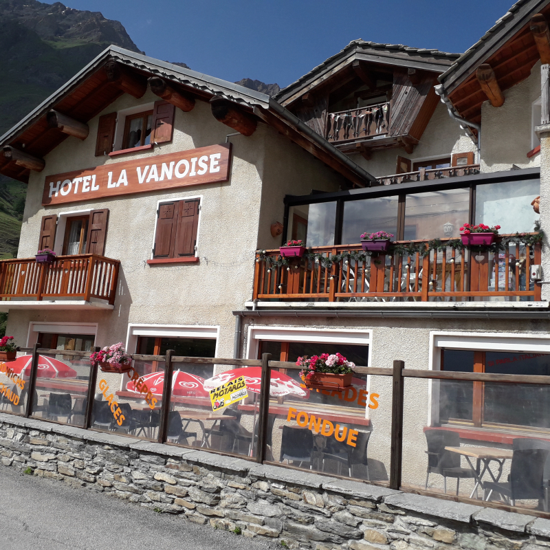 à Bessans, le bar-restaurant la Vanoise