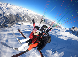 Tandem paragliding experience