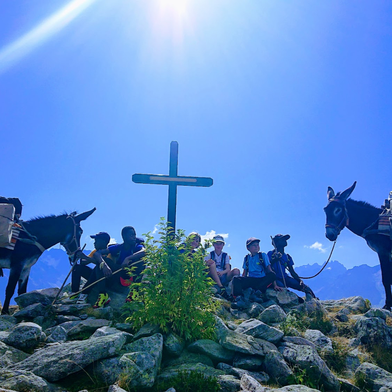 Le goûter du petit montagnard