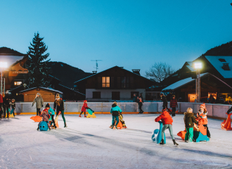 Patinoire extérieure Morzine