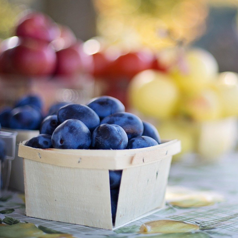 Marché alimentaire à l'Abergement de Varey