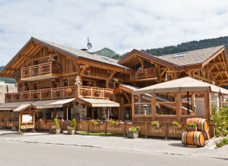 Façade de la La Chaudanne Morzine