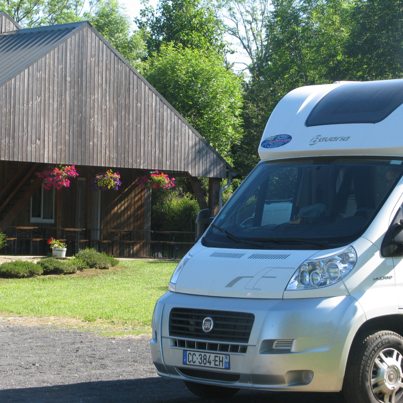 Aire de camping-cars Le jardin aux escargots