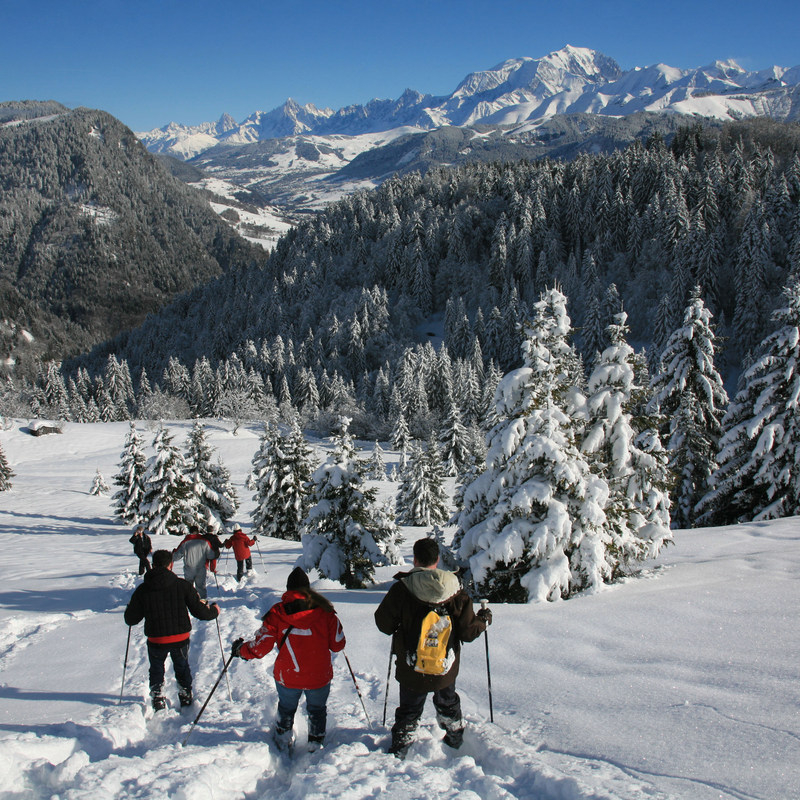 Snowshoe hikes - Mountain access