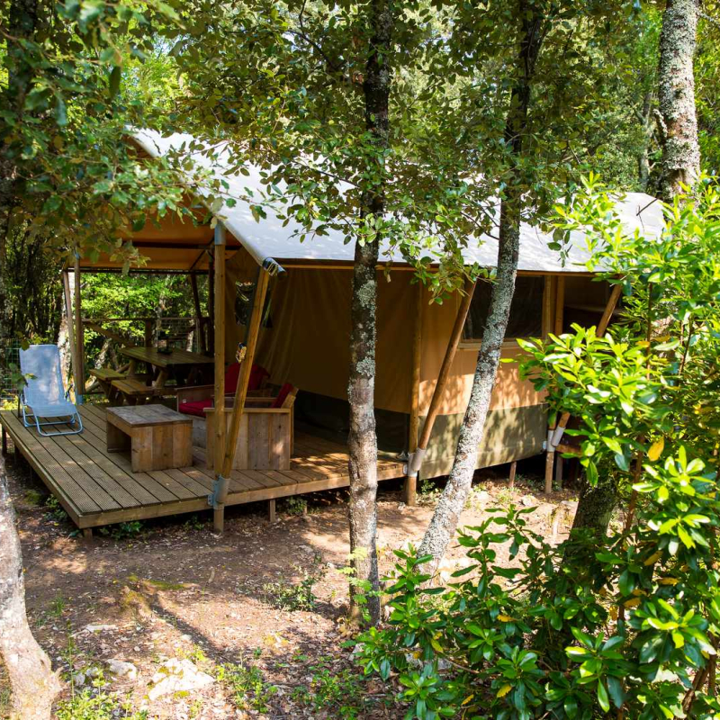 Safari Lodges au Camping Mille Etoiles