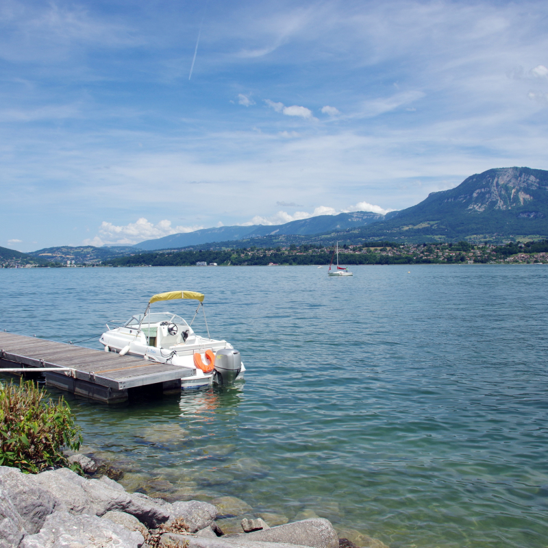 Nautisme sur le lac du Bourget