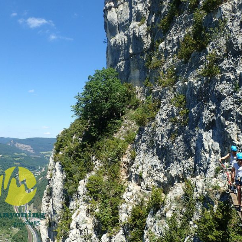 Via ferrata de la Guinguette avec Canyoning Emotions