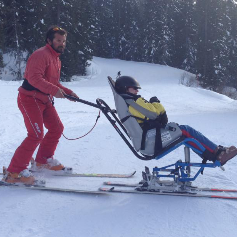 Disabled skiing with the ESF