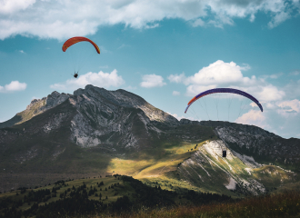 Aero-bi parapente biplace et speedriding