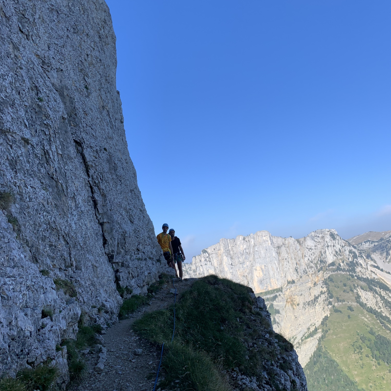 Via ferrata avec Jehan-Roland Guillot