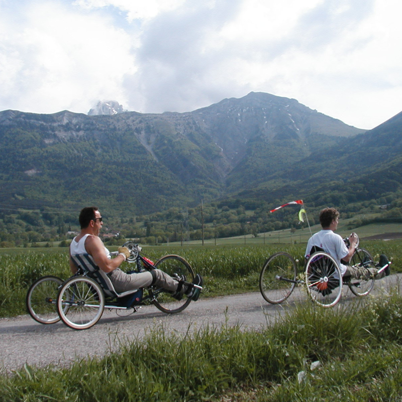 Handbike avec l'association Free-Mouse