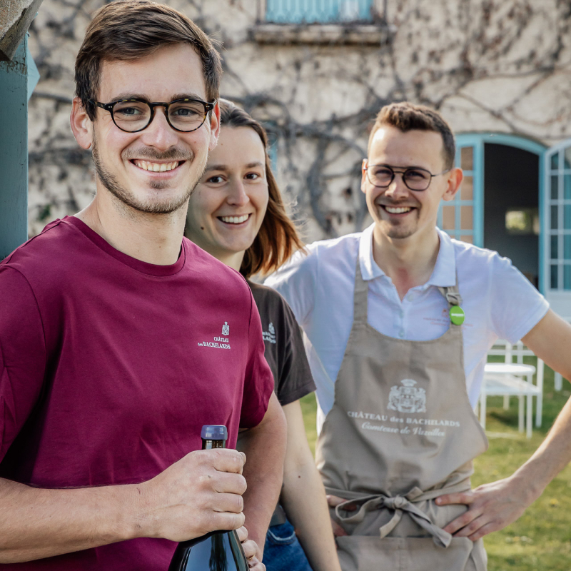 Mâchon convivial dans les vignes Biodynamiques