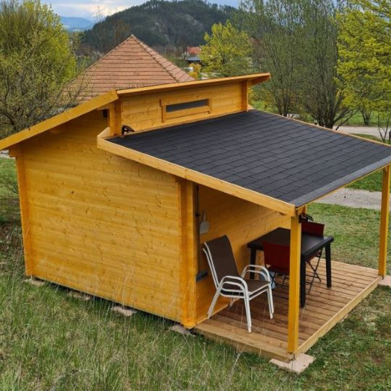 Camping Belle Roche - Cabane du randonneur