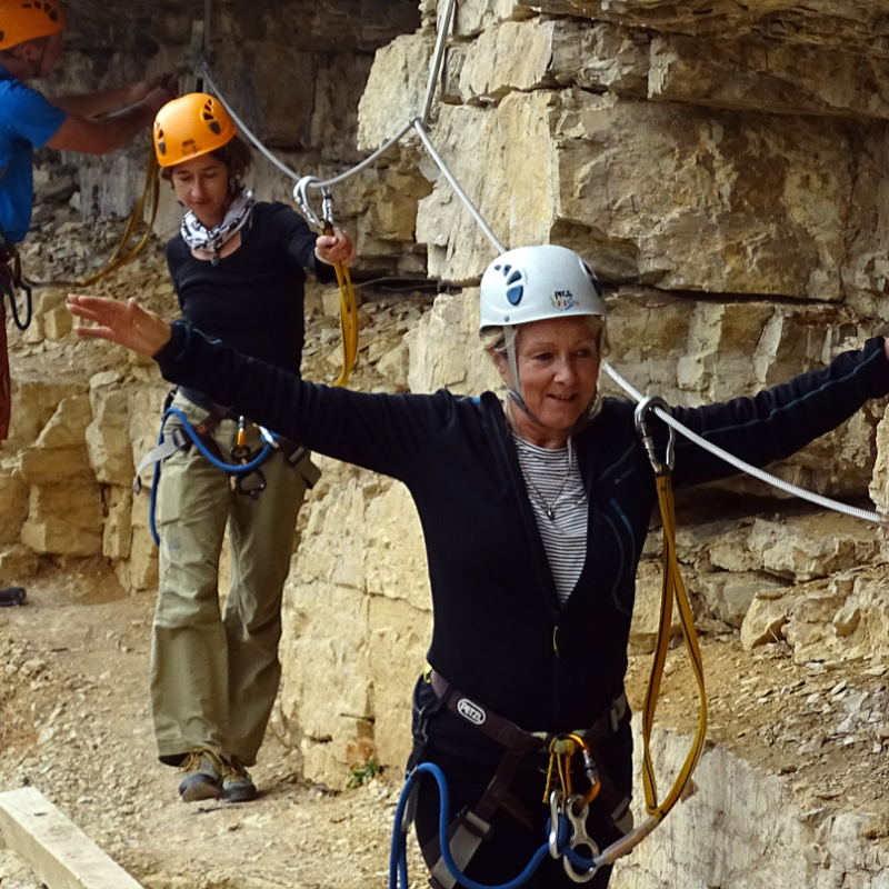 Activité incentive Via Ferrata avec H3S