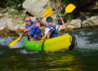 Canoeing from Châmes to St Martin d'Ardèche - 24 km / 2 days with La Petite Mer