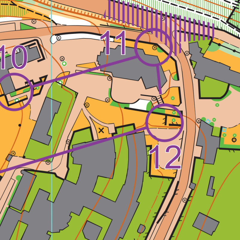 Parcours d'orientation sportif