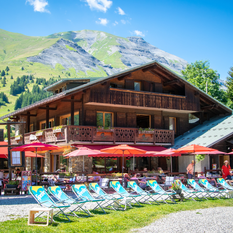 A 1500m d'altitude, au bord du lac de l'Etape