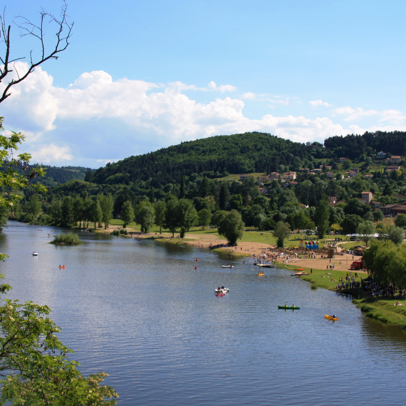 Aire respirando des Gorges de la Loire