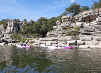 Parcours 12km - Base nautique de Vogué