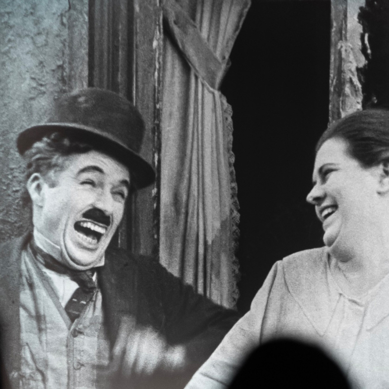 Chaplin With a Smile