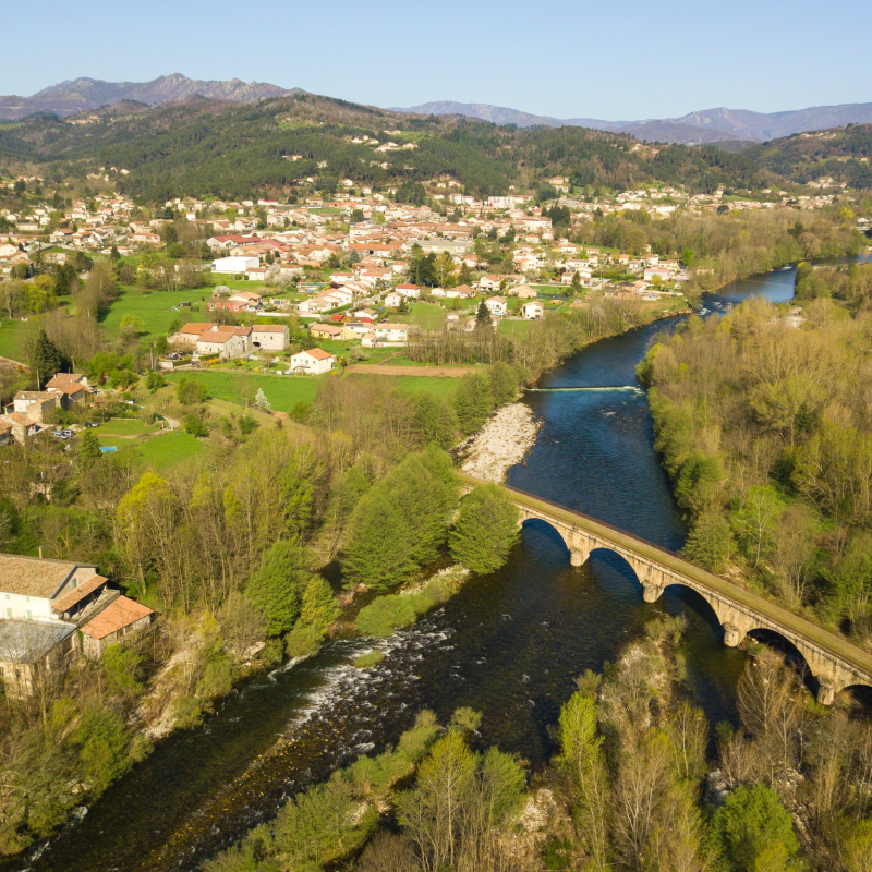 Lalevade-d'Ardèche - Pont de l'ancienne voie ferrée