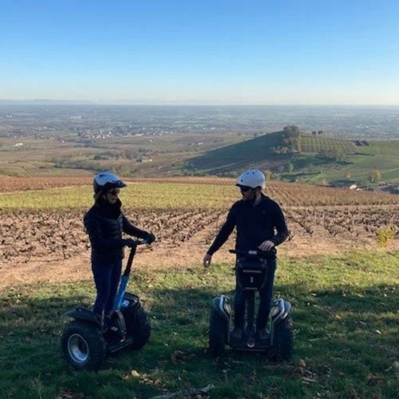 Balade à gyropode au Château de Poncié