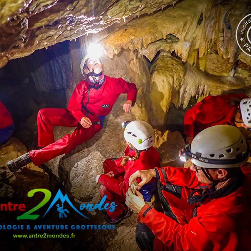 Spéléo Grotte de la Ture aux Trésors - initiation famille