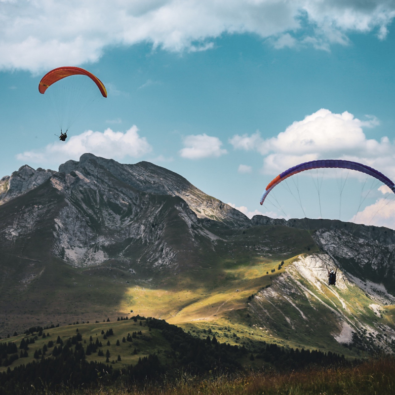 Activité parapente avec MCF