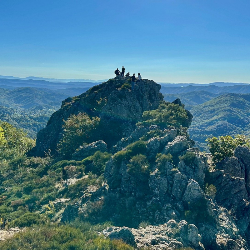 Thueyts - Panorama rocher autureyre ©sourcesetvolcans