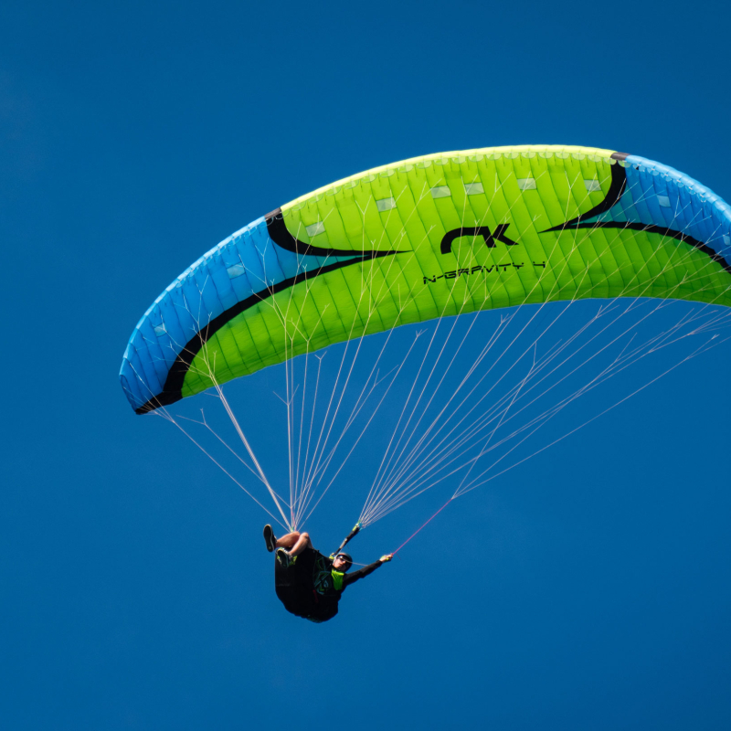 Parapentiste lors des championnats du monde