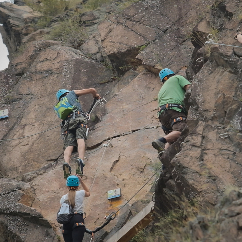 Via Ferrata des gorges de la Sioule