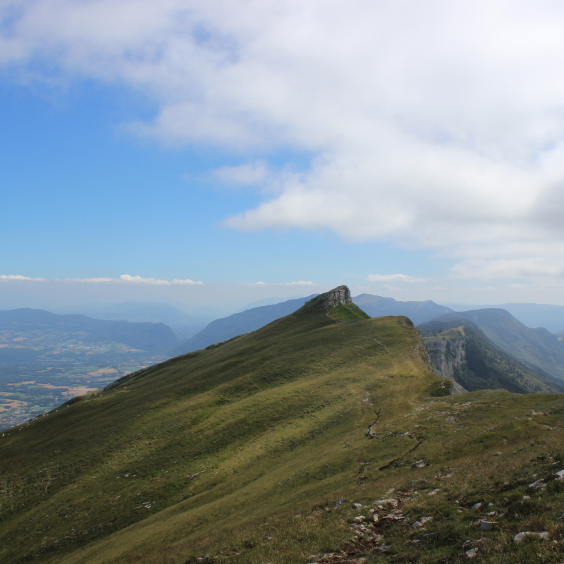 Sur les crêtes