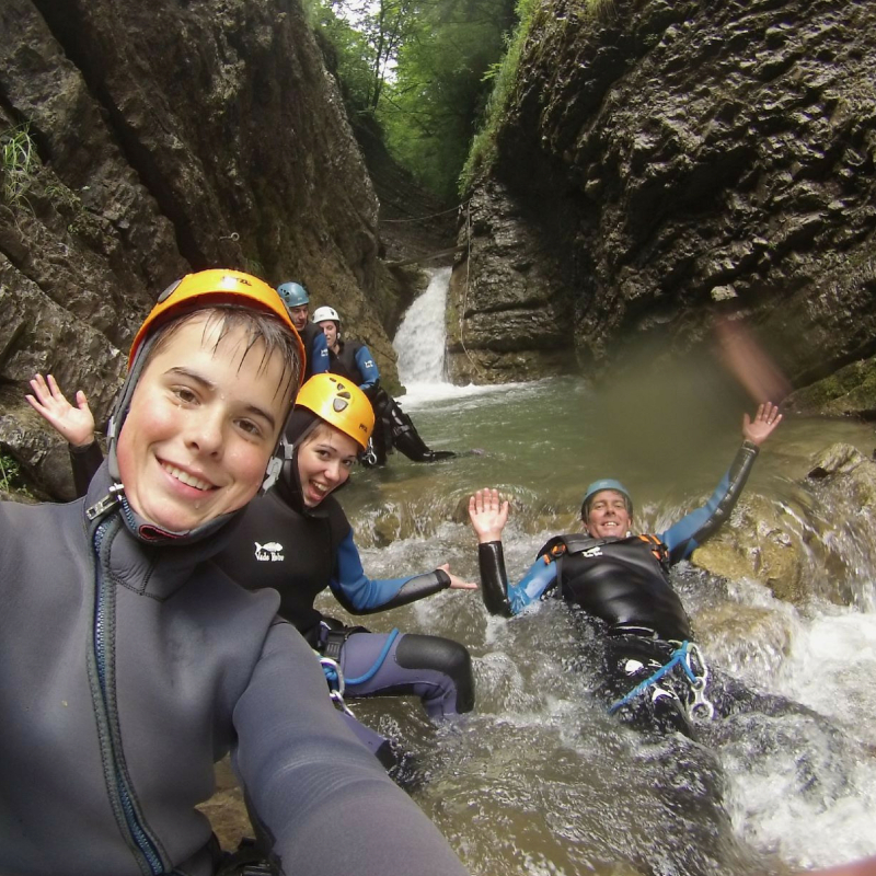 canyoning famille