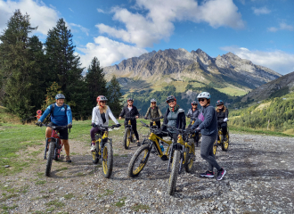 vtt électrique fatbike col des aravis